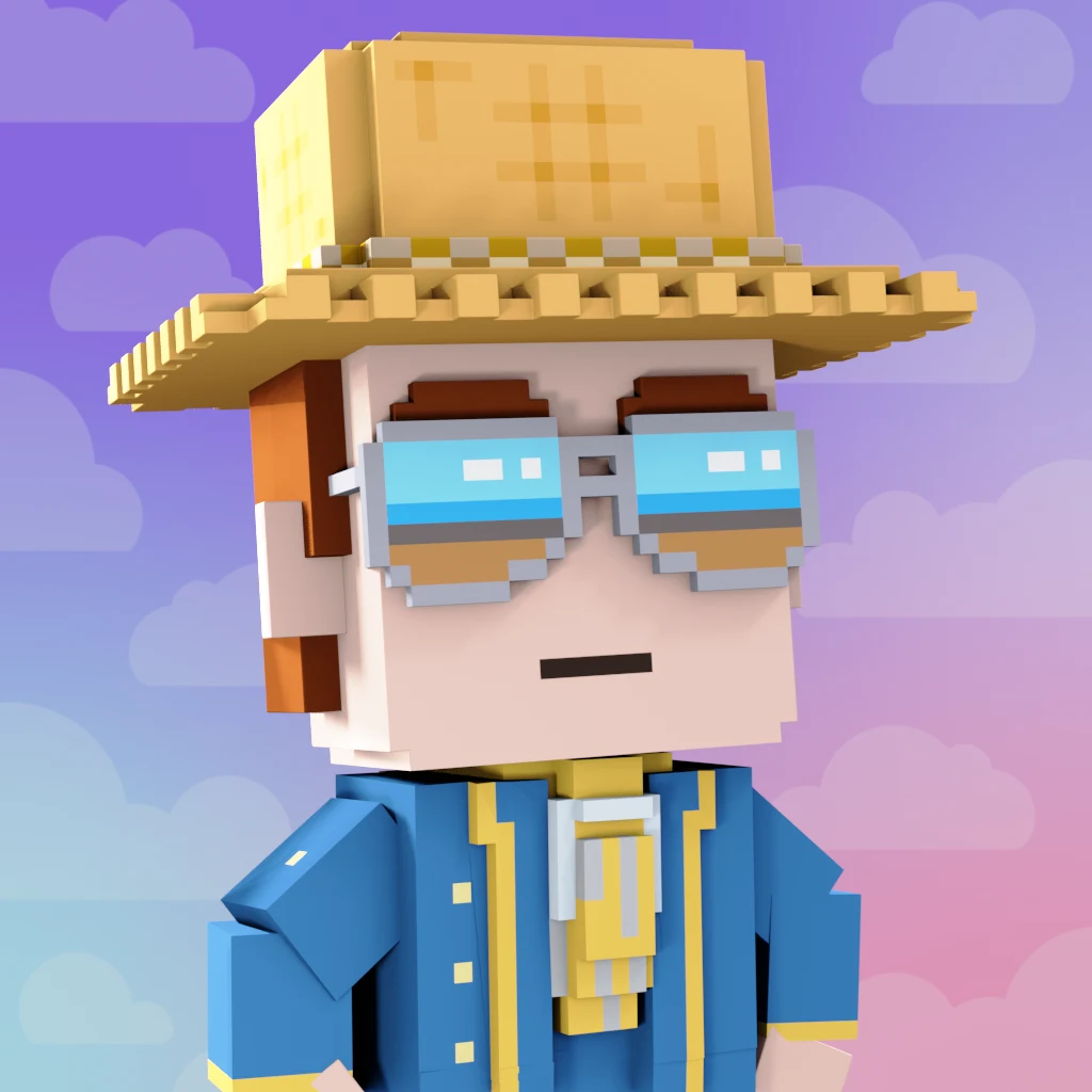 Pirate #2569 voxel render