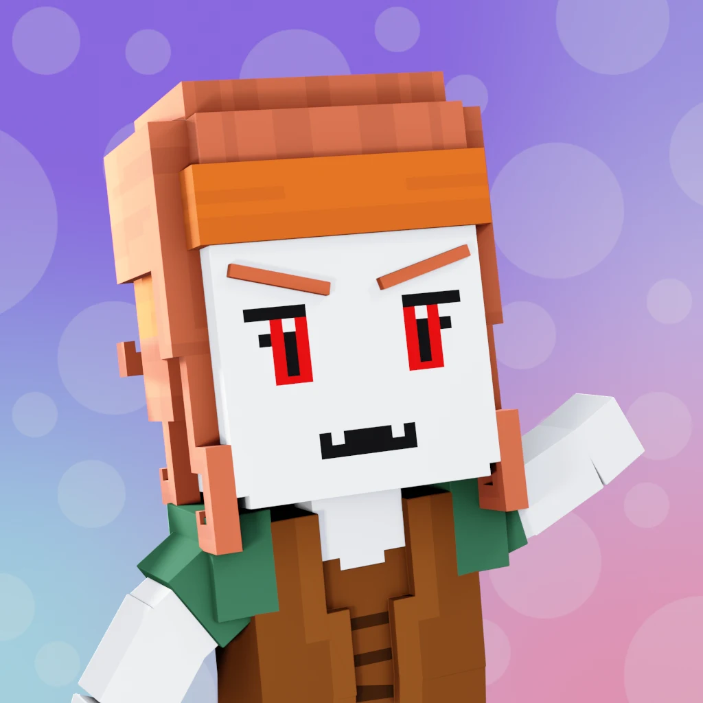 Pirate #2571 voxel render