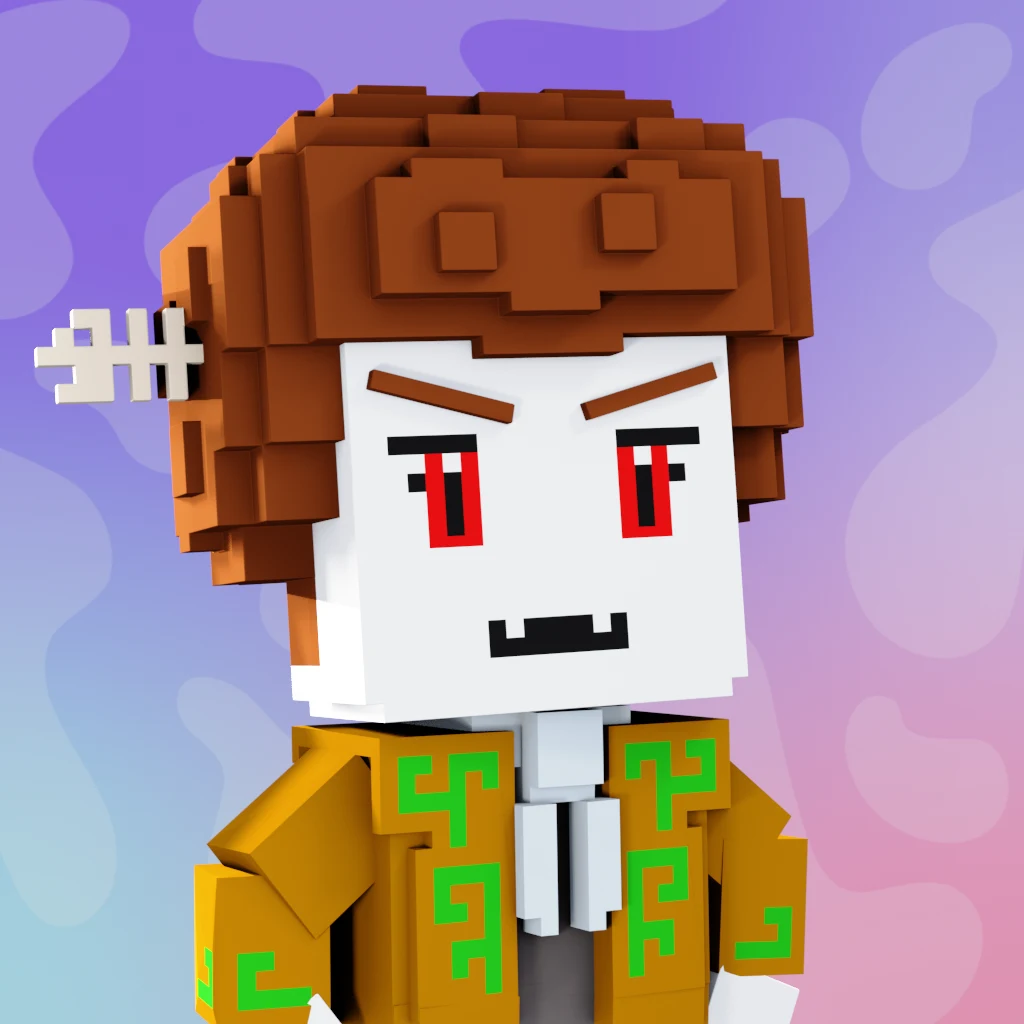 Pirate #2575 voxel render