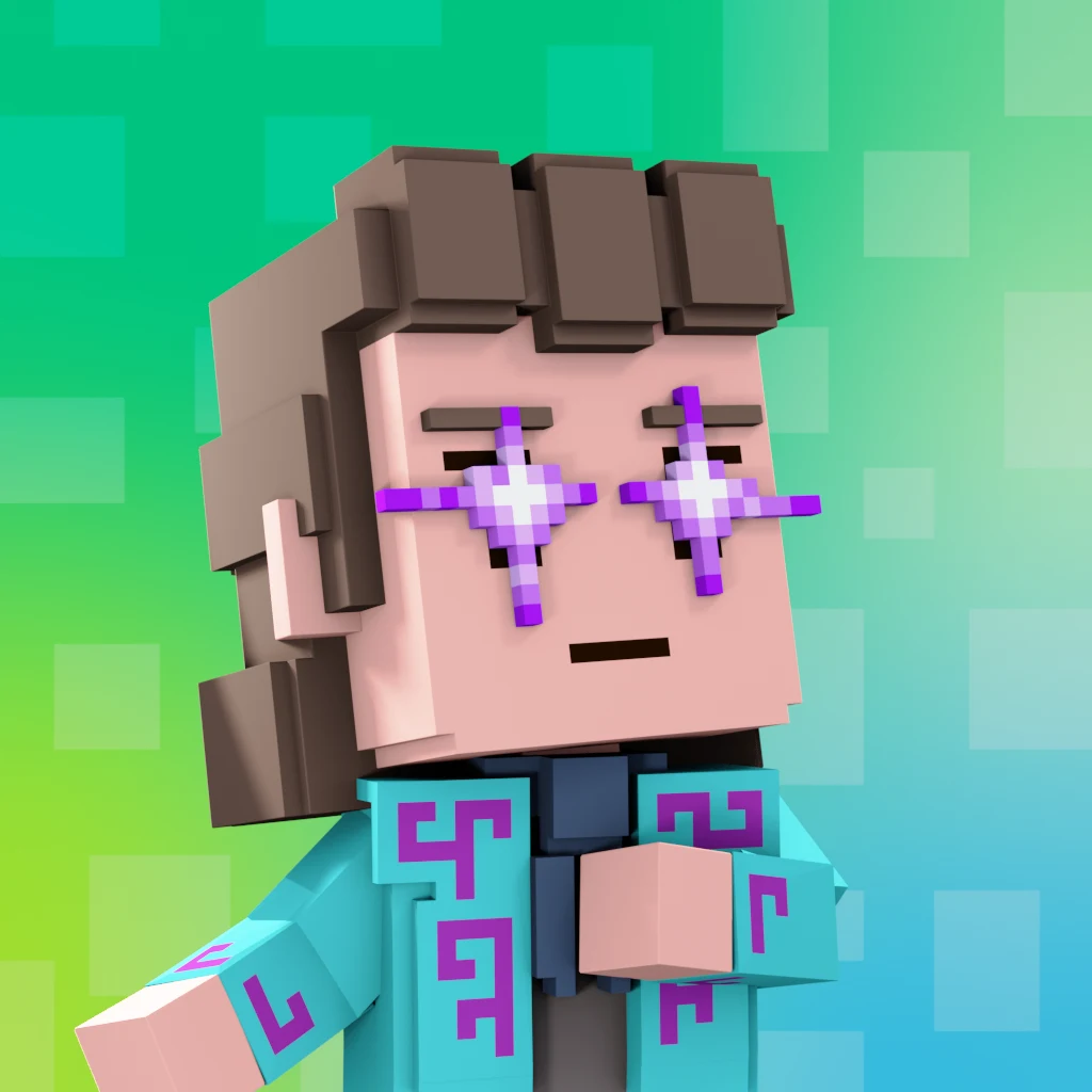 Pirate #2581 voxel render