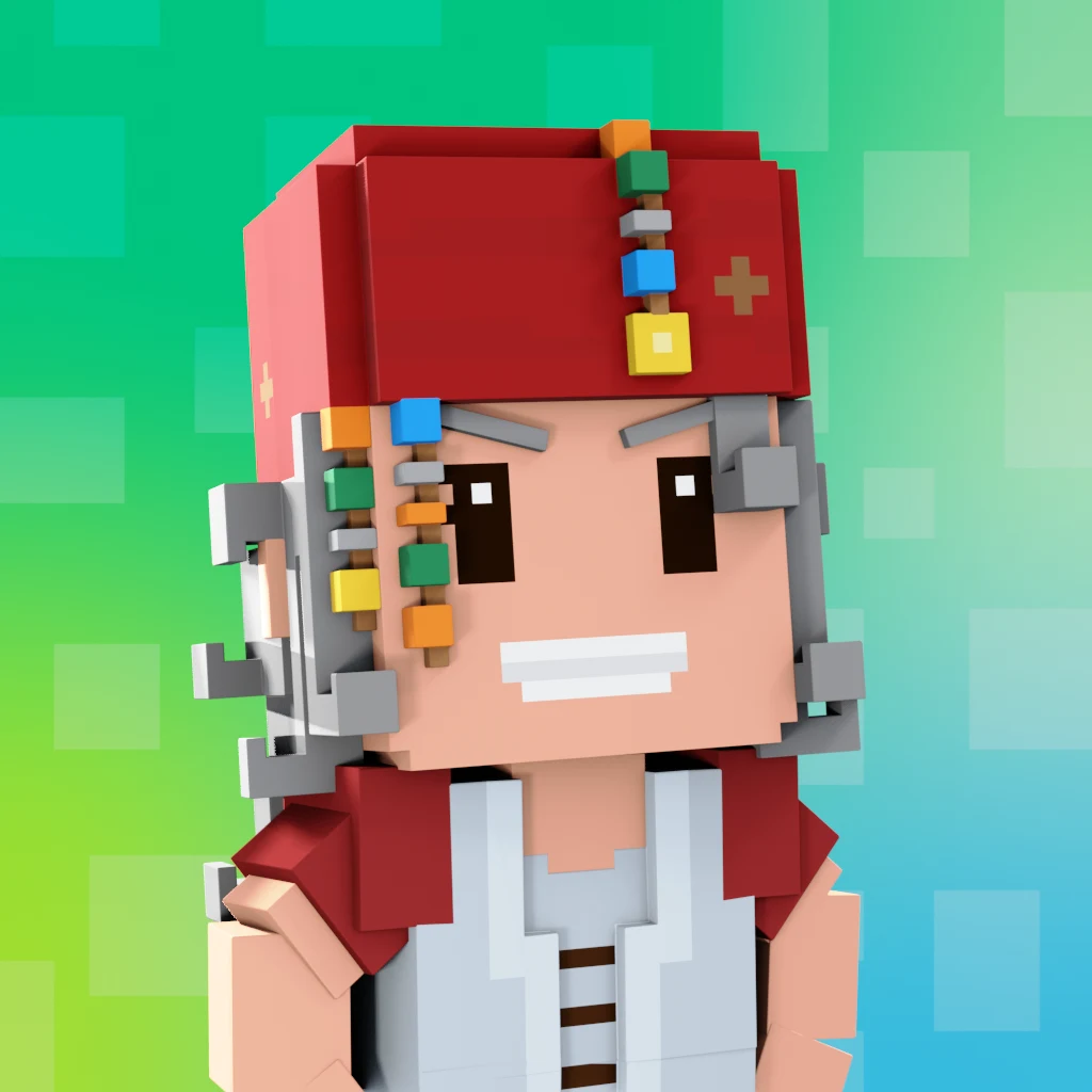 Pirate #259 voxel render