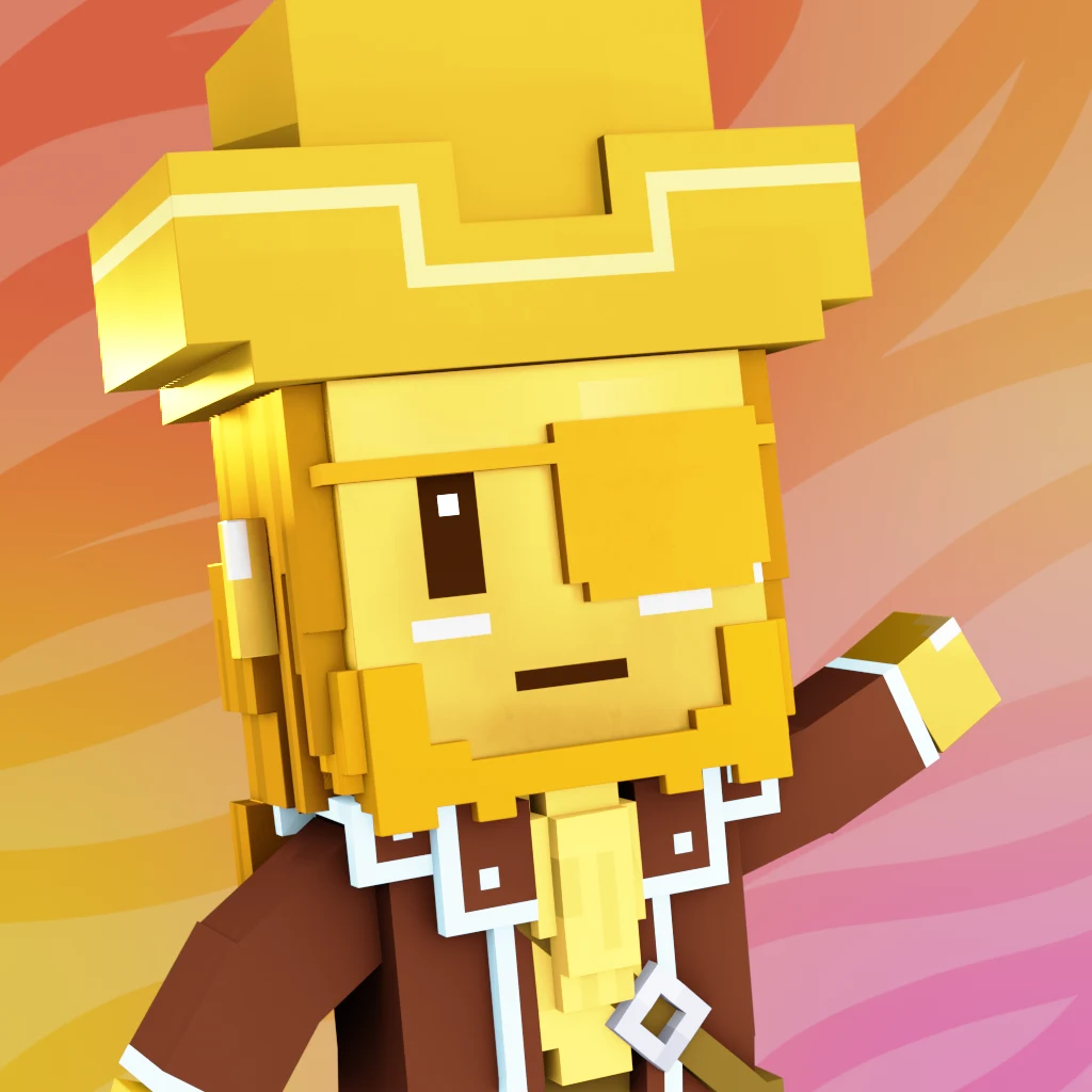 Pirate #2591 voxel render