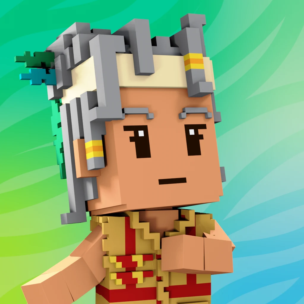Pirate #2592 voxel render