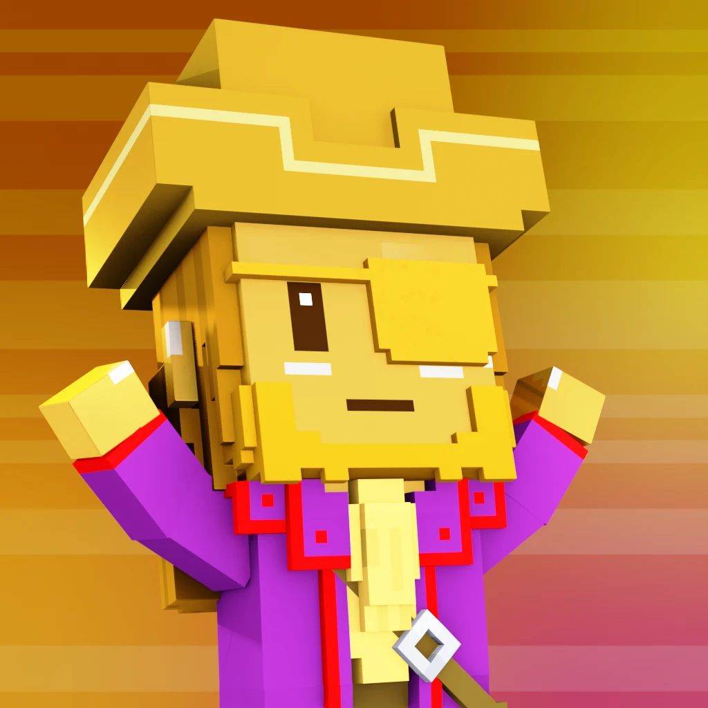 Pirate #2593 voxel render