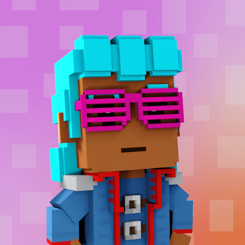 Pirate #2595 voxel render