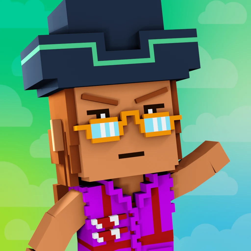 Pirate #2597 voxel render
