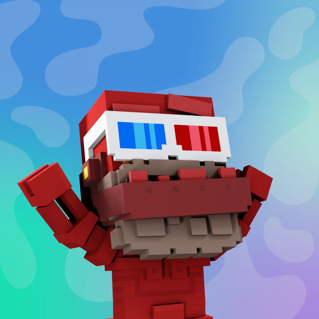 Pirate #2598 voxel render