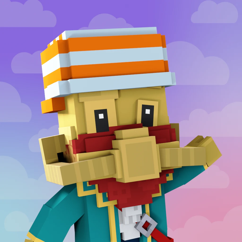 Pirate #26 voxel render