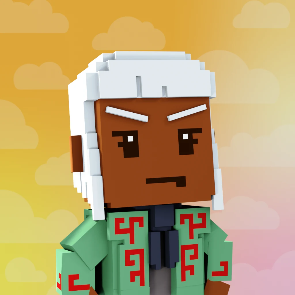 Pirate #260 voxel render