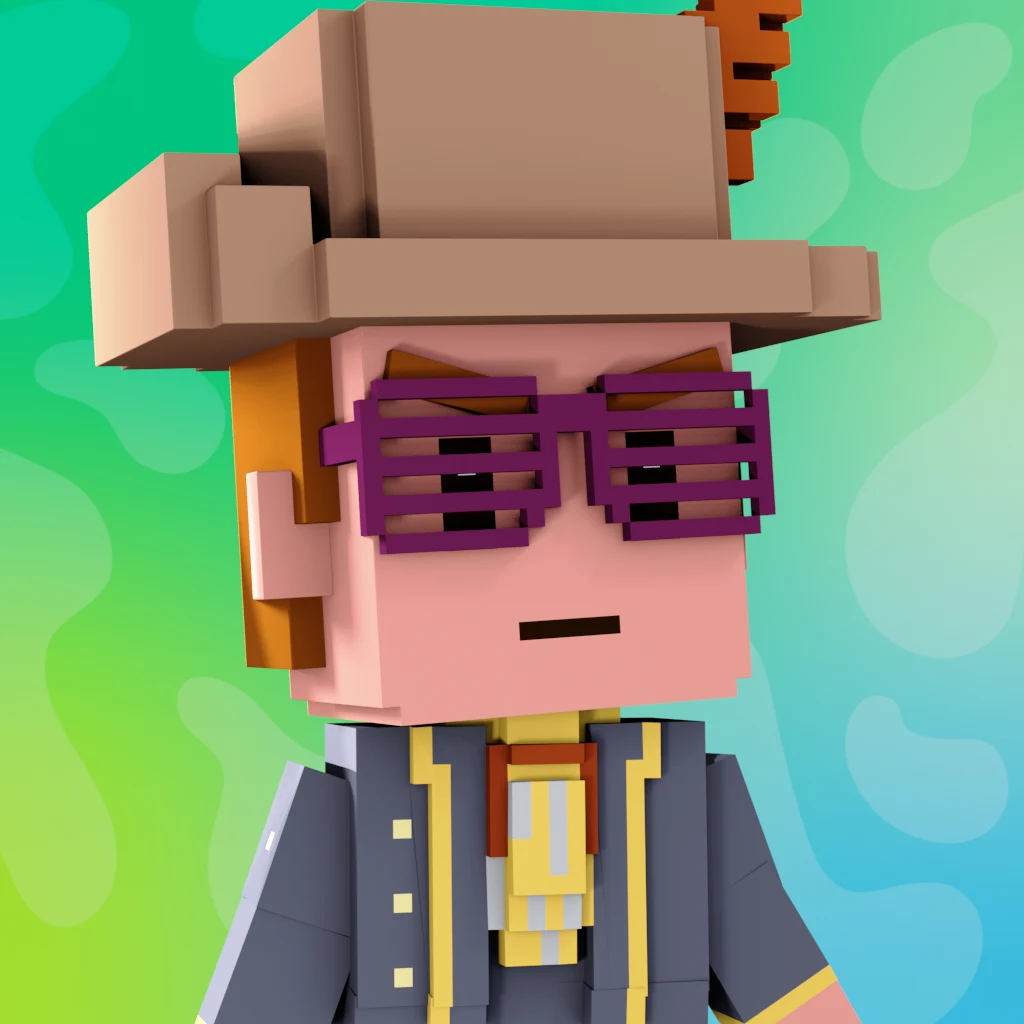 Pirate #2603 voxel render