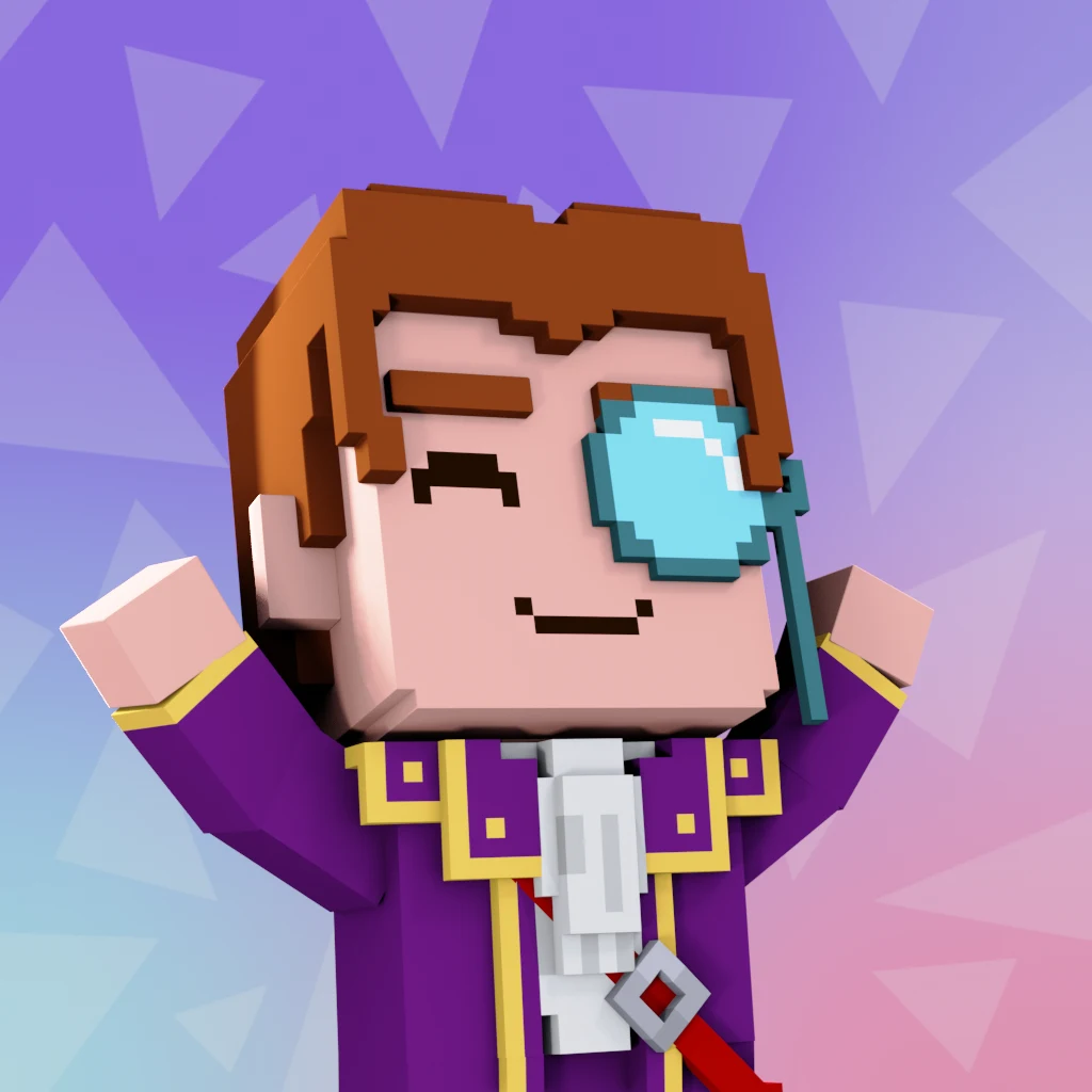 Pirate #2604 voxel render
