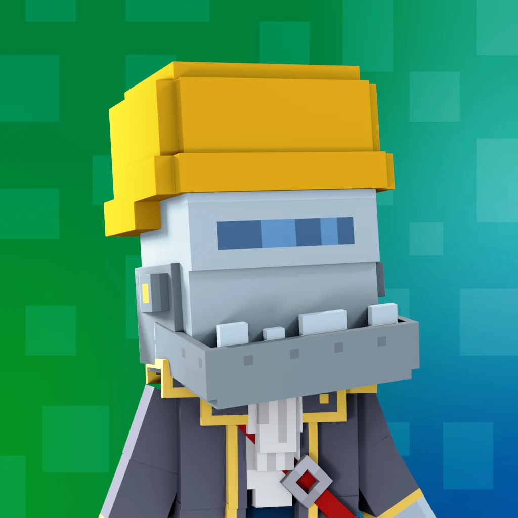 Pirate #2605 voxel render