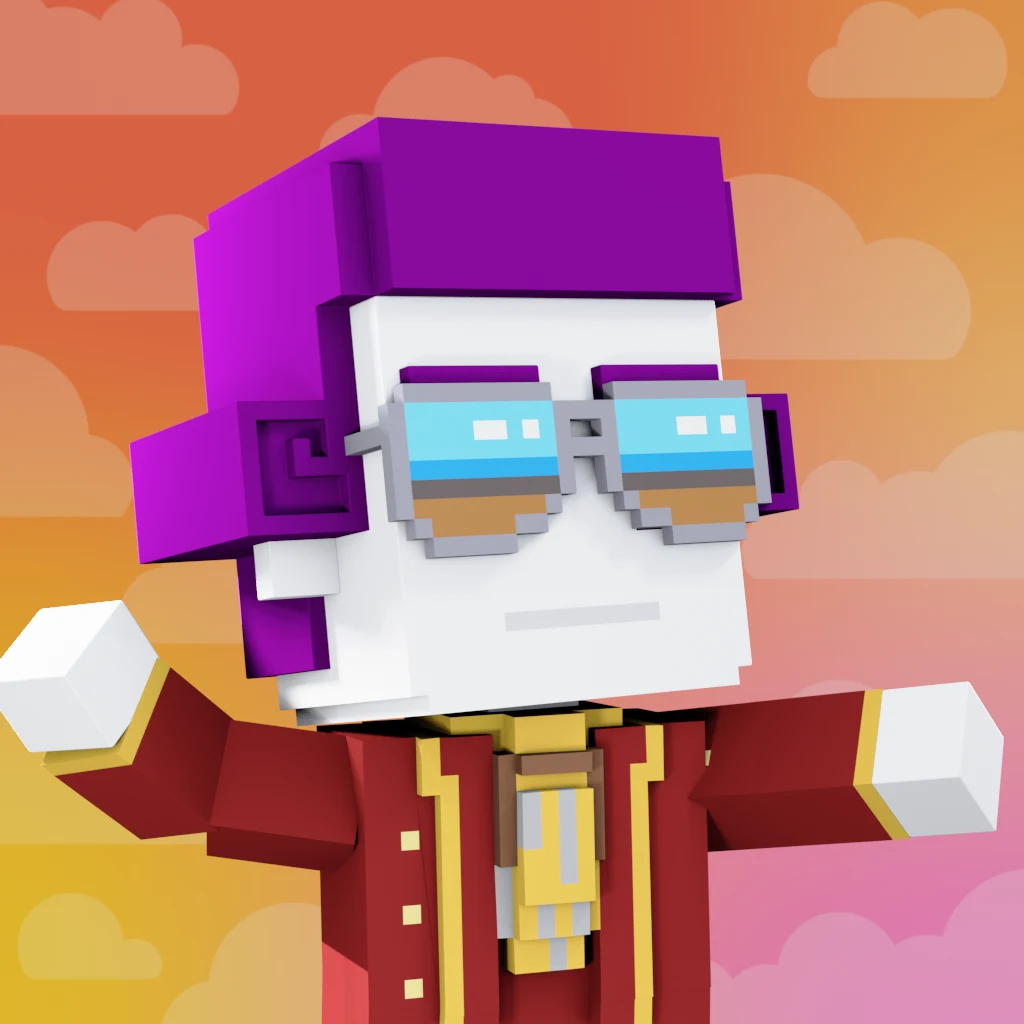 Pirate #2606 voxel render