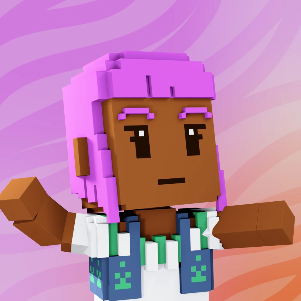 Pirate #2608 voxel render