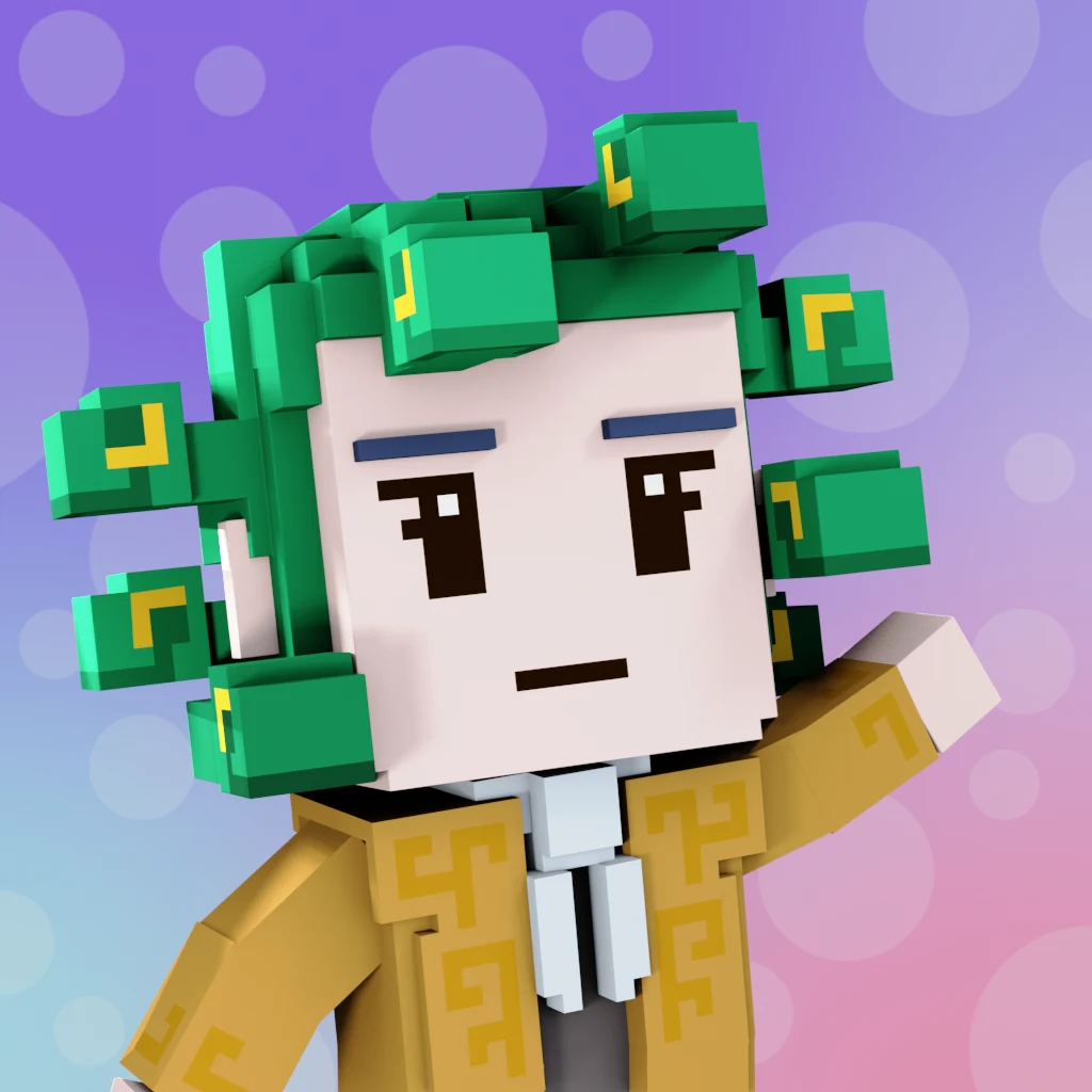 Pirate #2609 voxel render