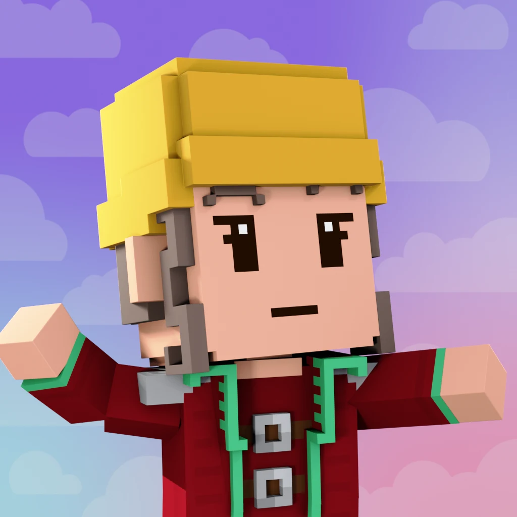 Pirate #261 voxel render