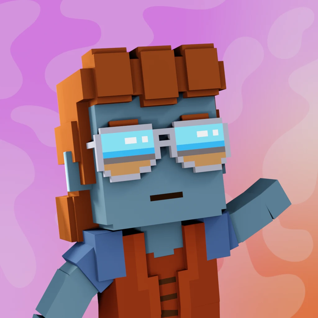 Pirate #2612 voxel render