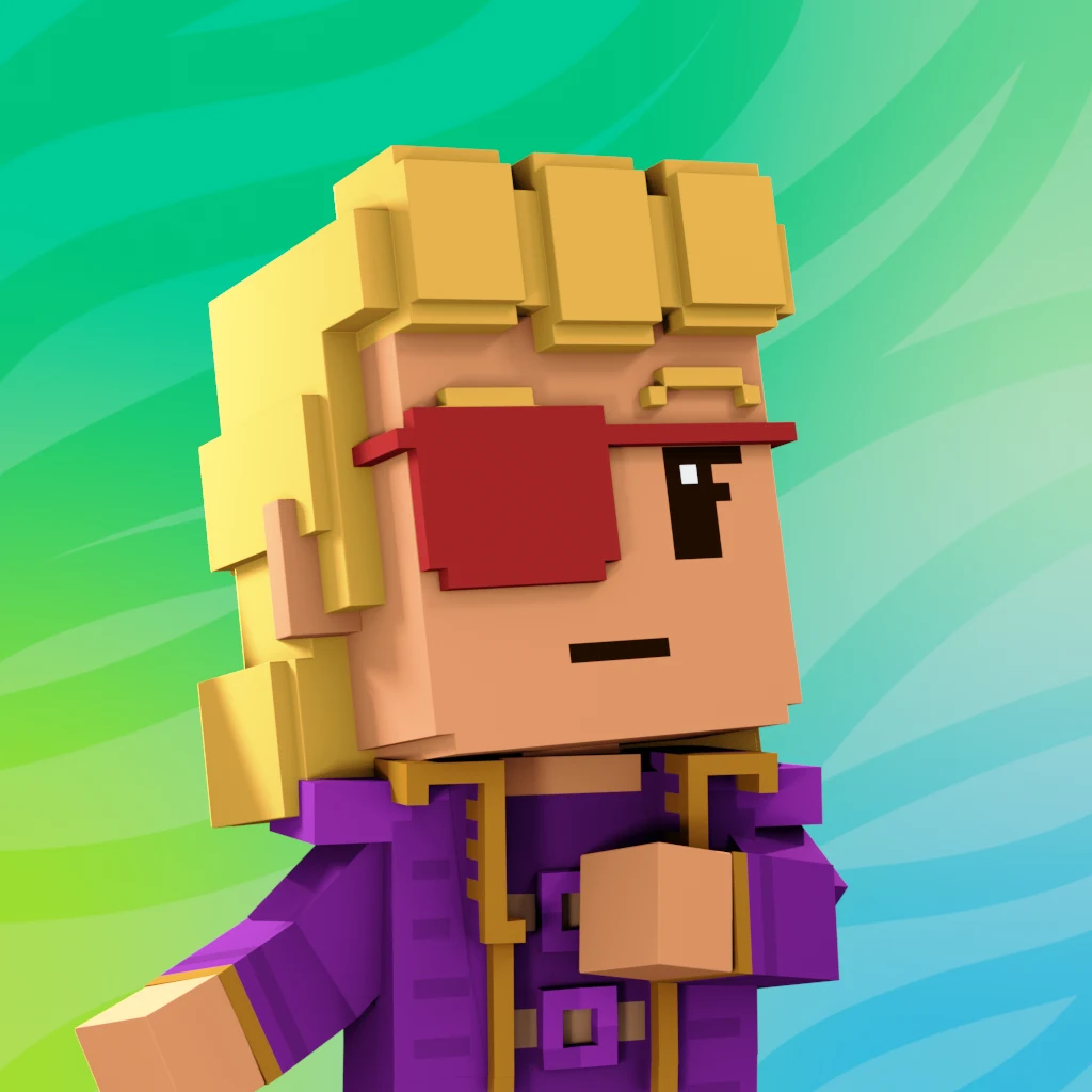 Pirate #2613 voxel render