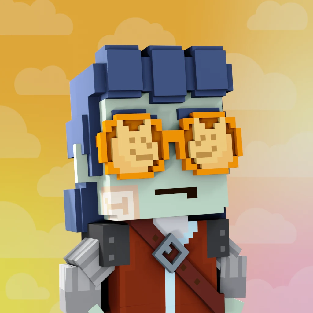 Pirate #262 voxel render