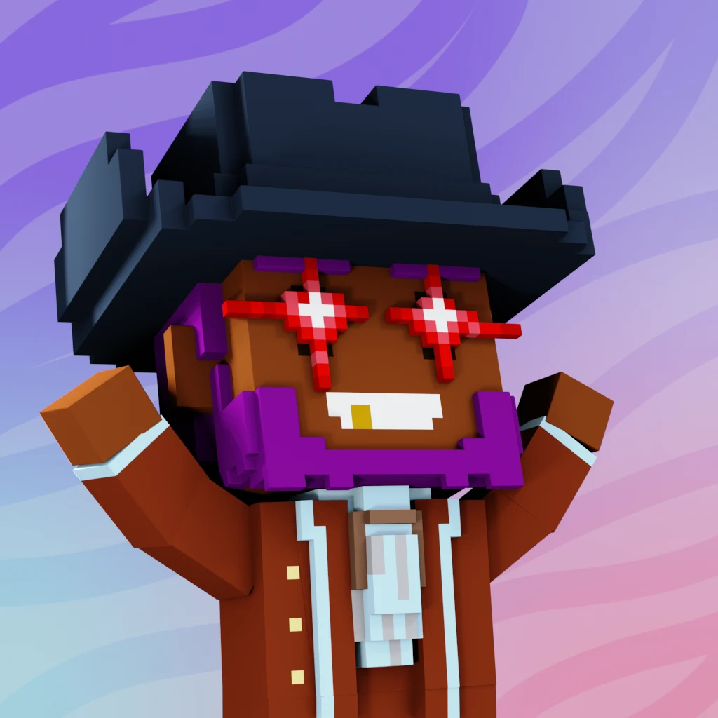Pirate #2621 voxel render