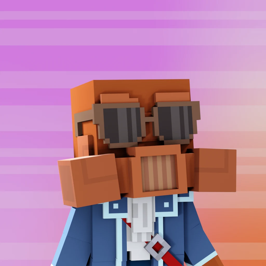 Pirate #2623 voxel render