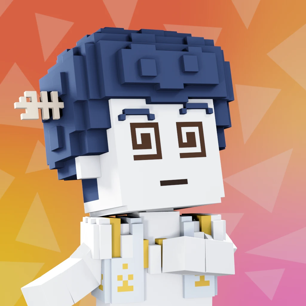 Pirate #2626 voxel render