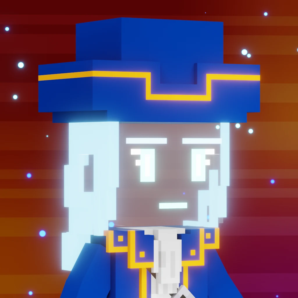 Pirate #2631 voxel render