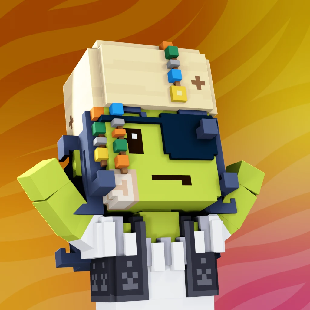 Pirate #2632 voxel render
