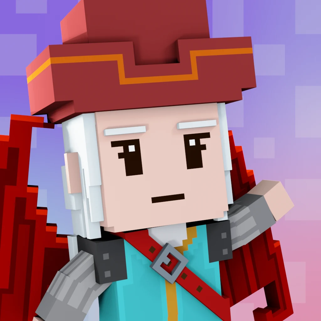 Pirate #2633 voxel render