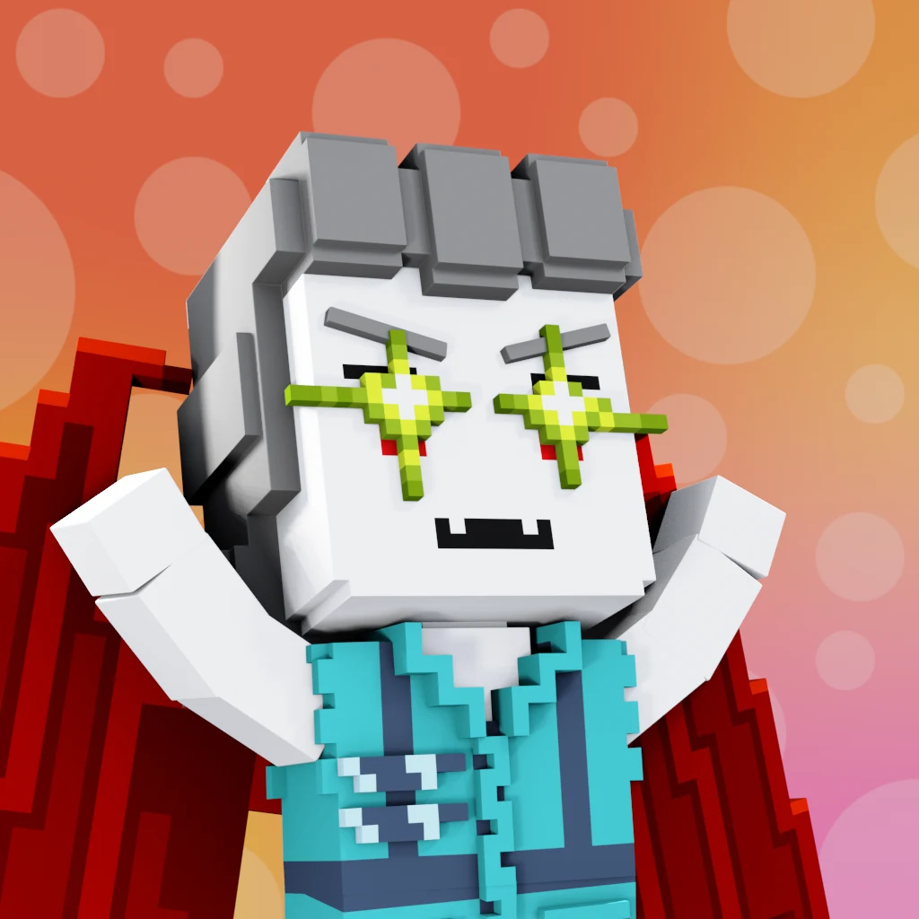 Pirate #2634 voxel render