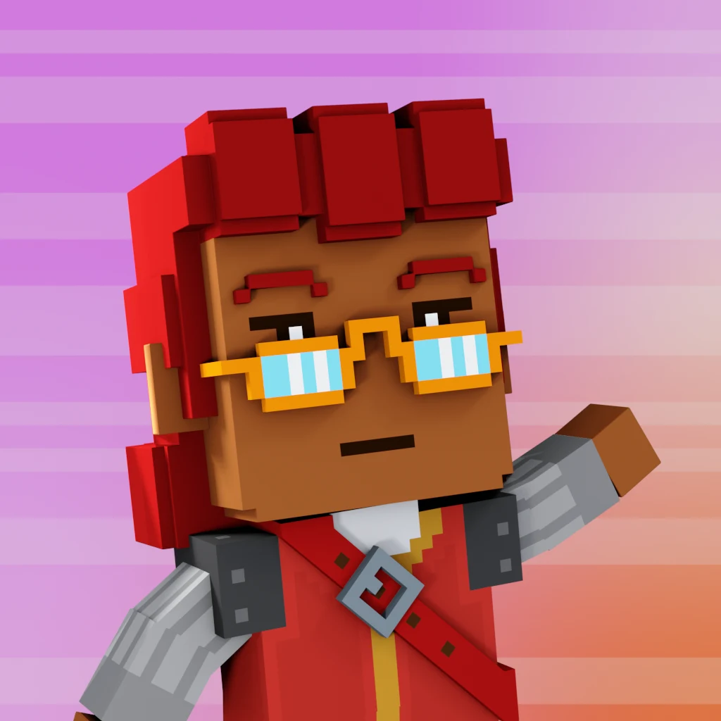 Pirate #2636 voxel render