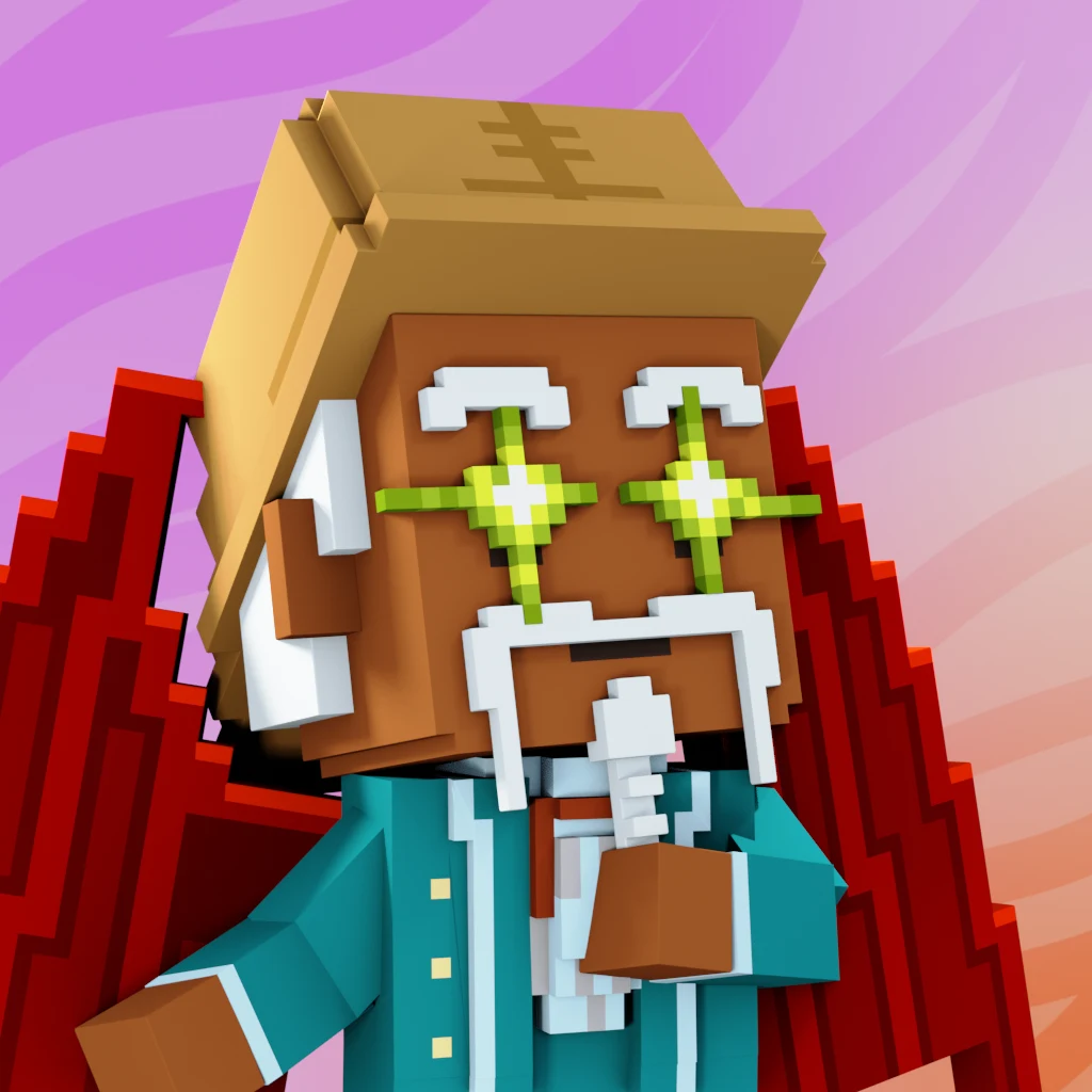 Pirate #2639 voxel render