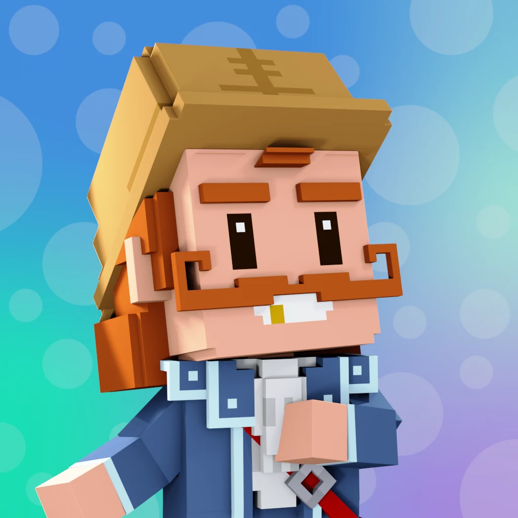 Pirate #2644 voxel render