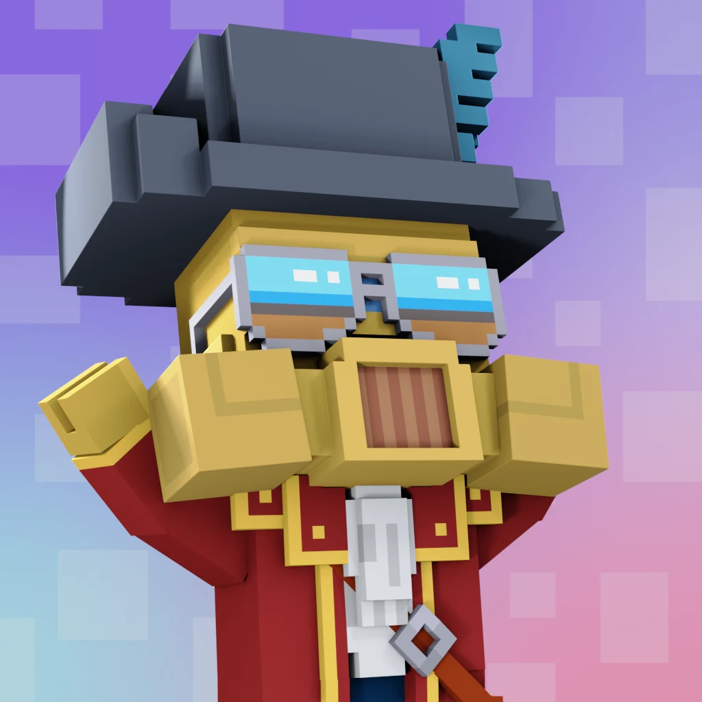 Pirate #2645 voxel render