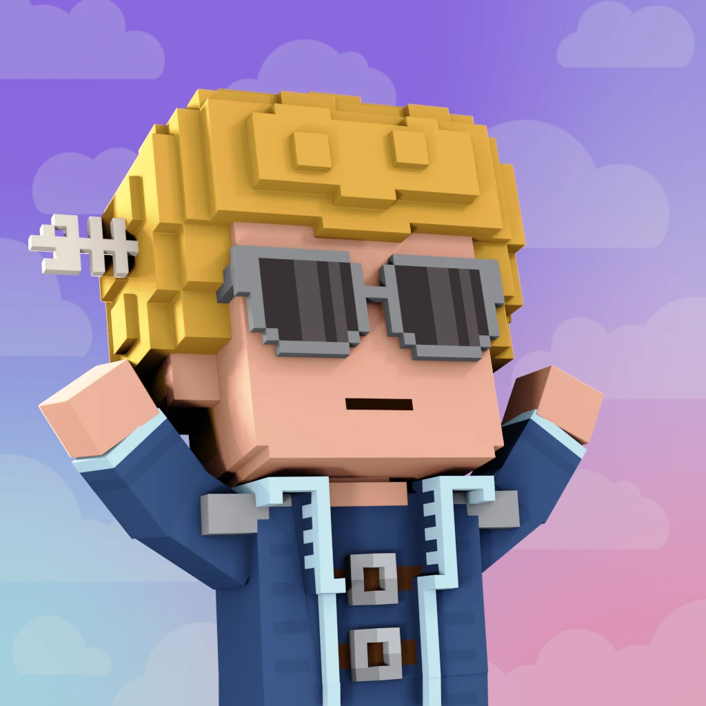 Pirate #2647 voxel render