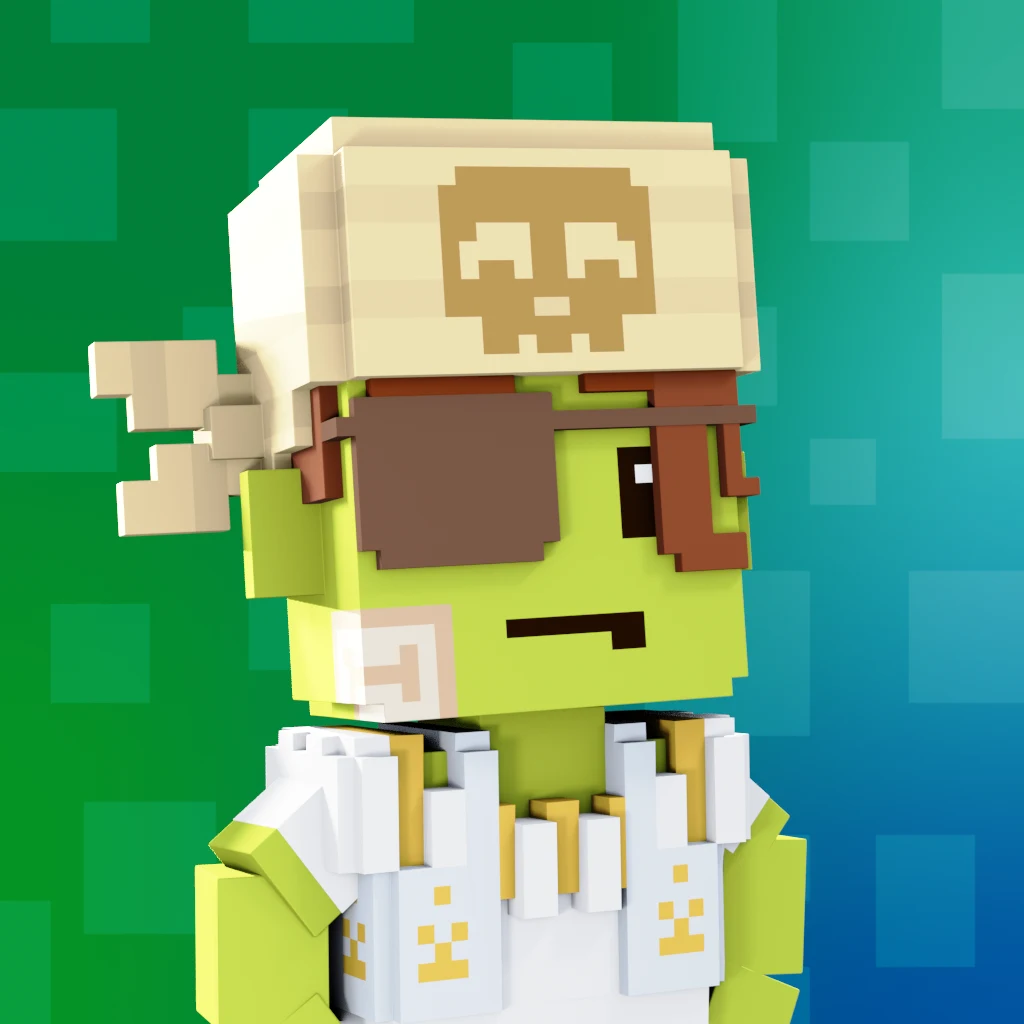 Pirate #2648 voxel render