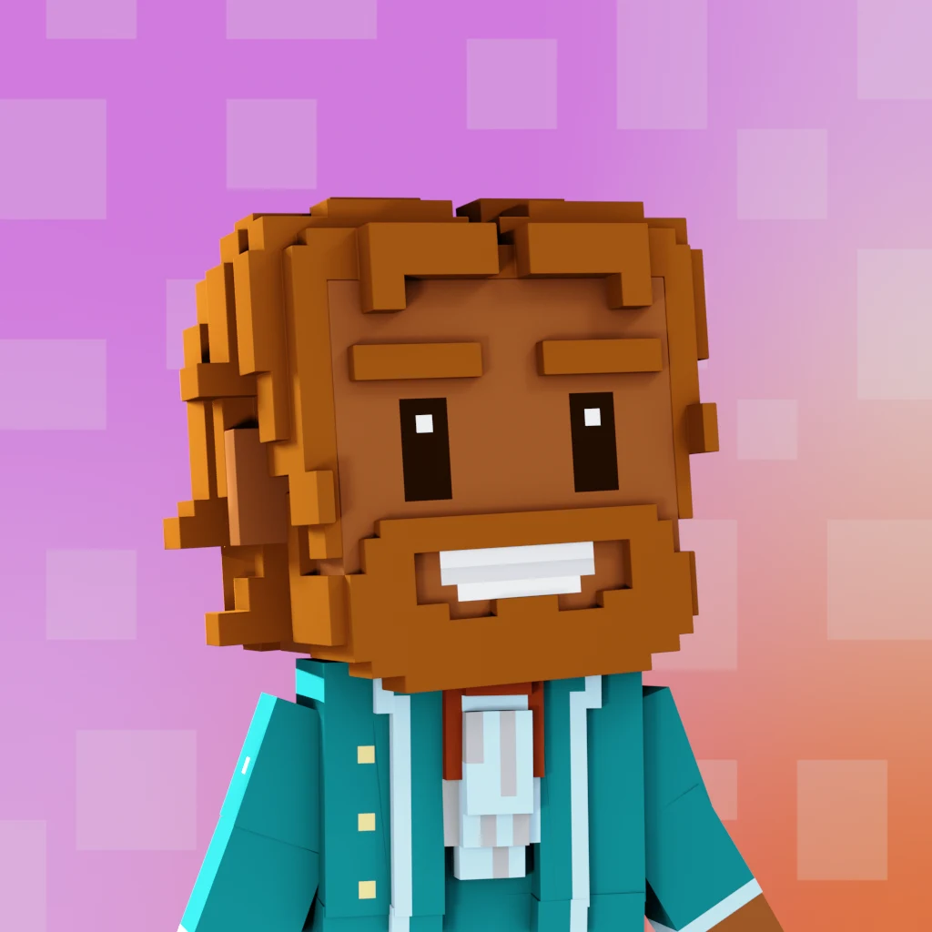 Pirate #2649 voxel render