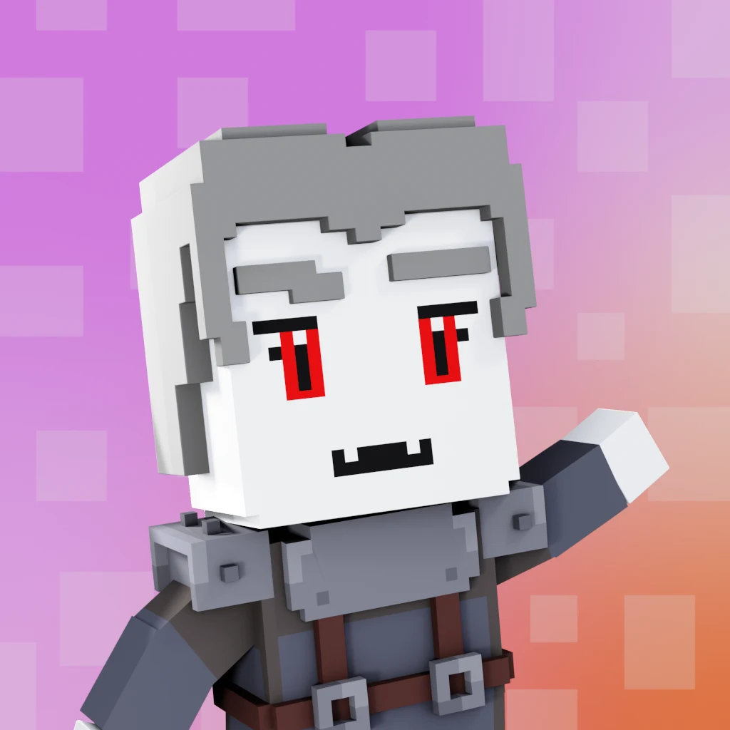 Pirate #2650 voxel render