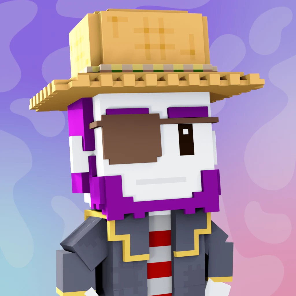 Pirate #2652 voxel render