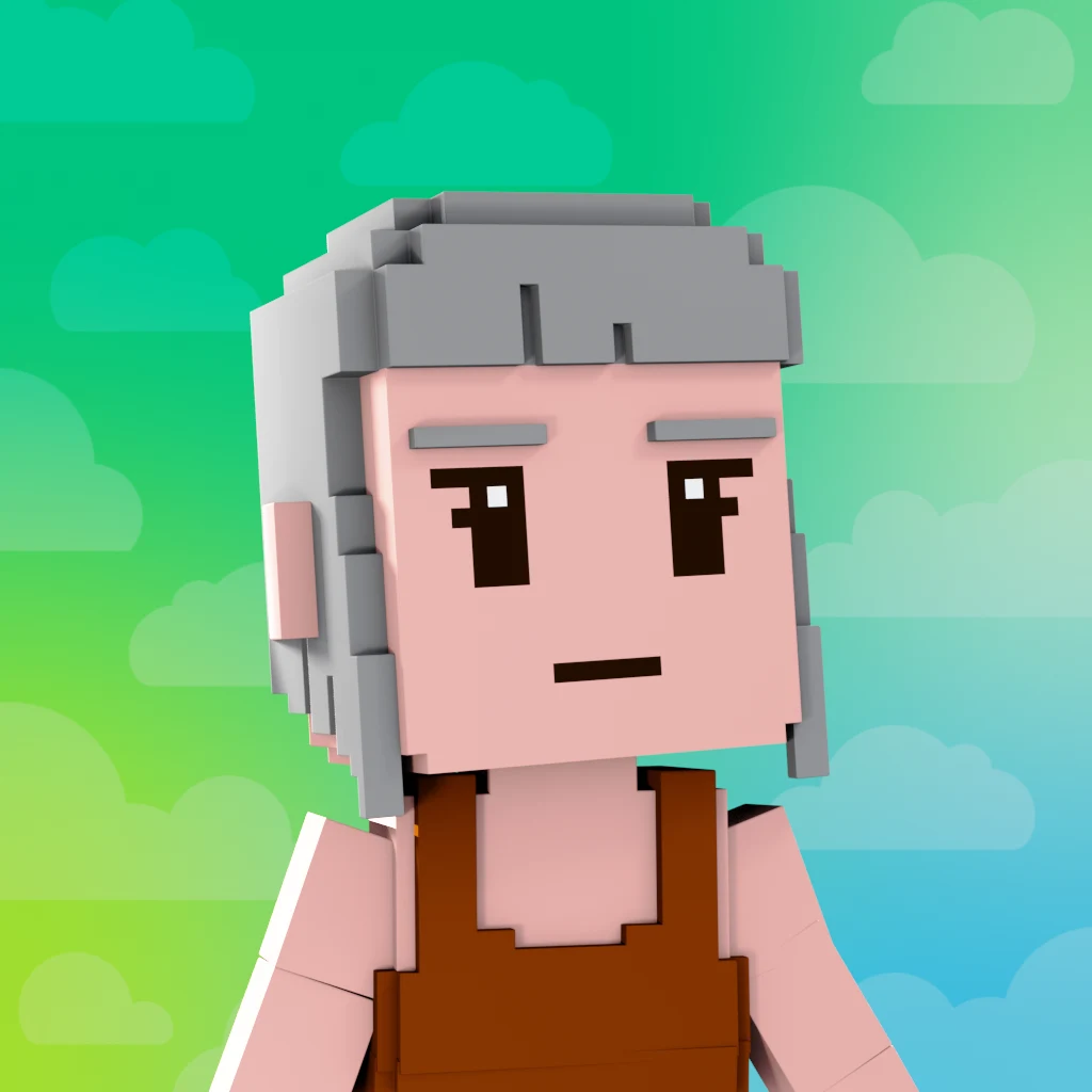 Pirate #2655 voxel render