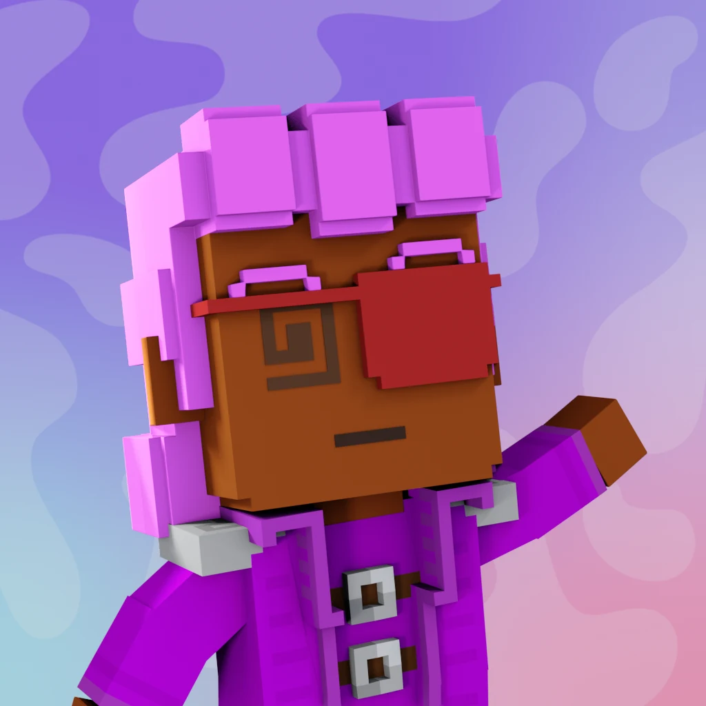 Pirate #2656 voxel render