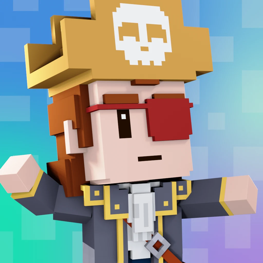 Pirate #2657 voxel render
