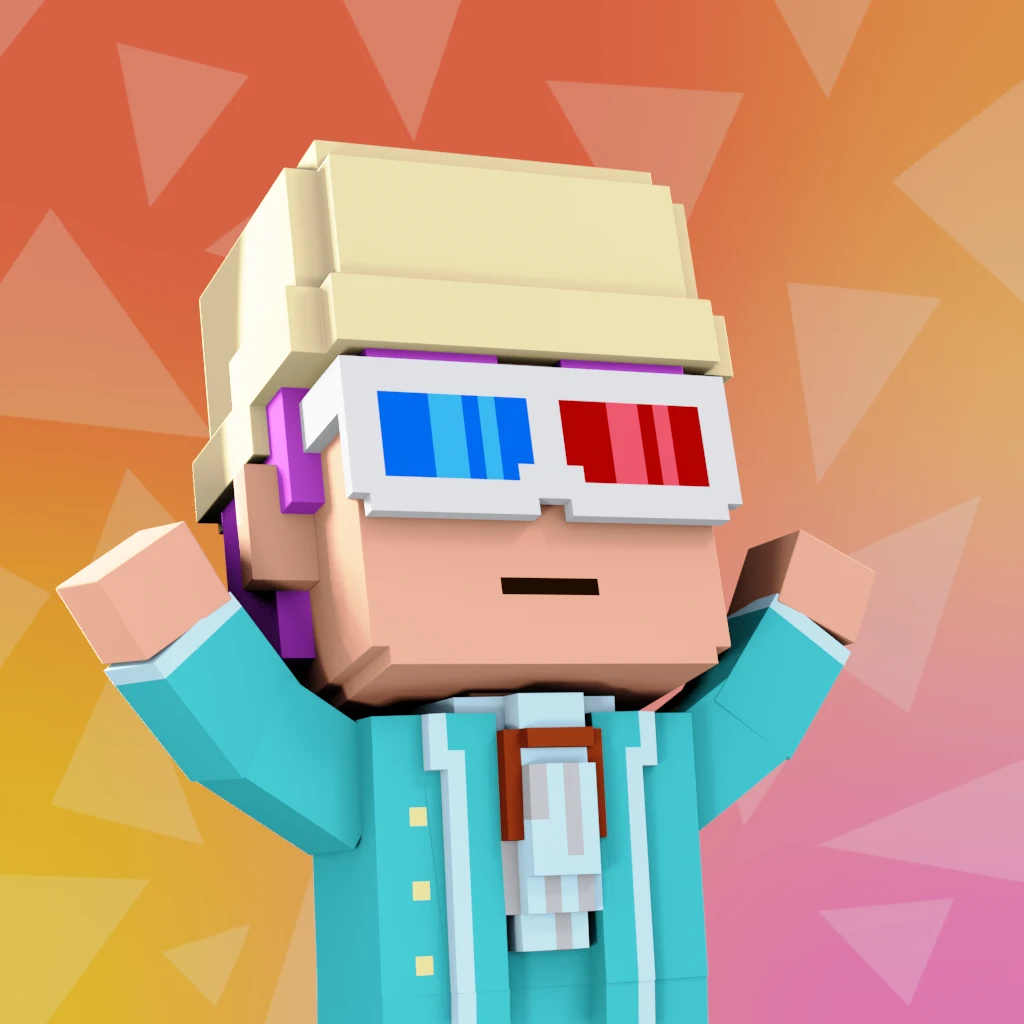 Pirate #2659 voxel render