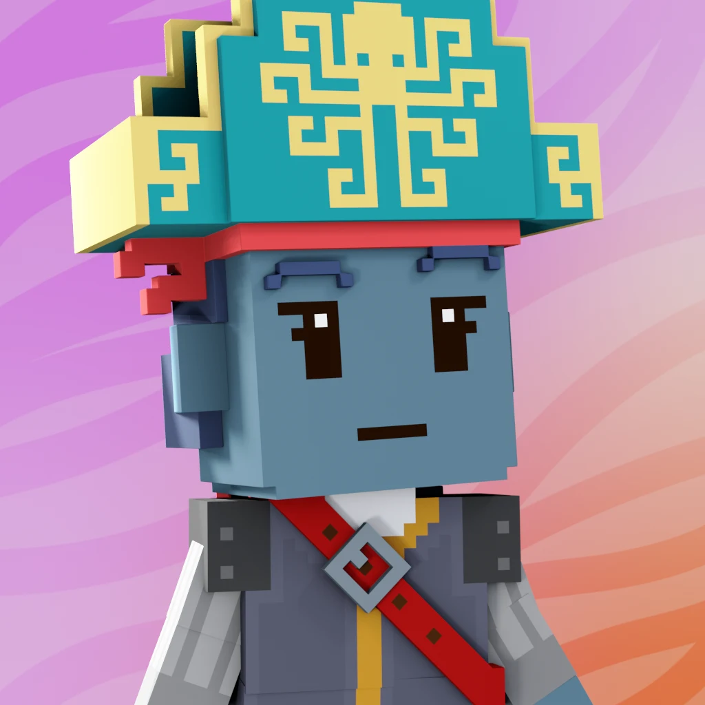Pirate #2660 voxel render