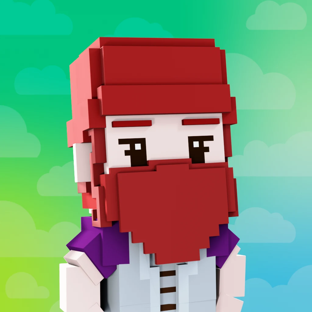 Pirate #2661 voxel render