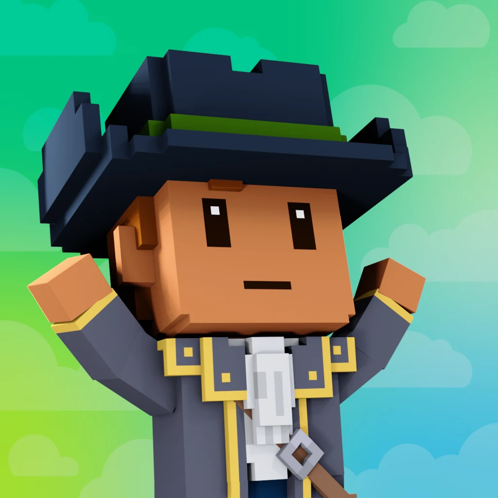 Pirate #2662 voxel render