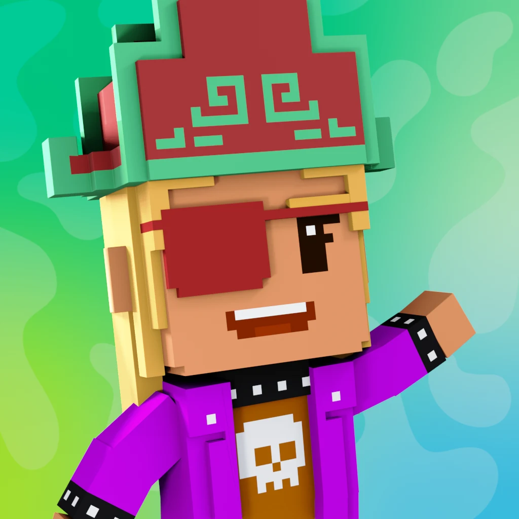 Pirate #2663 voxel render