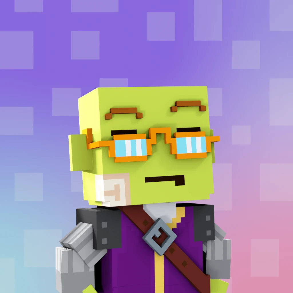 Pirate #2665 voxel render