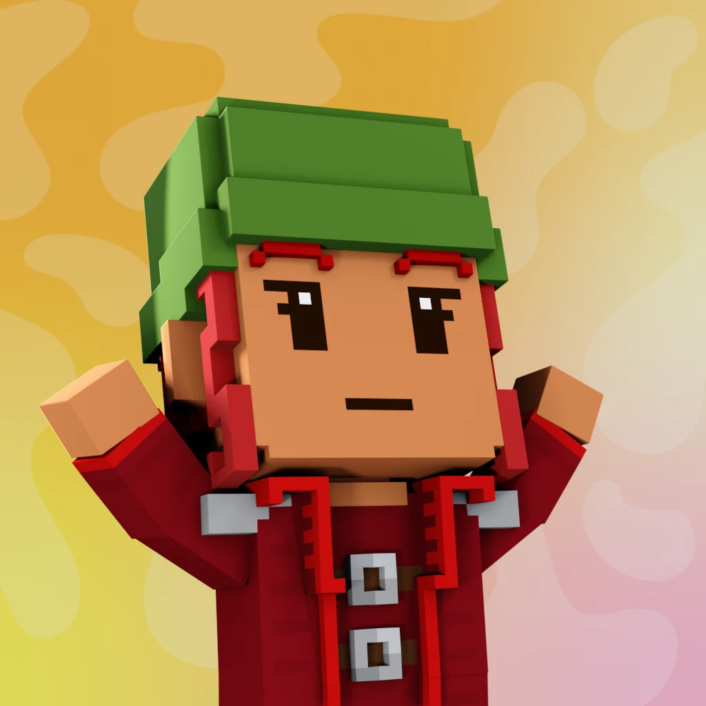 Pirate #2667 voxel render