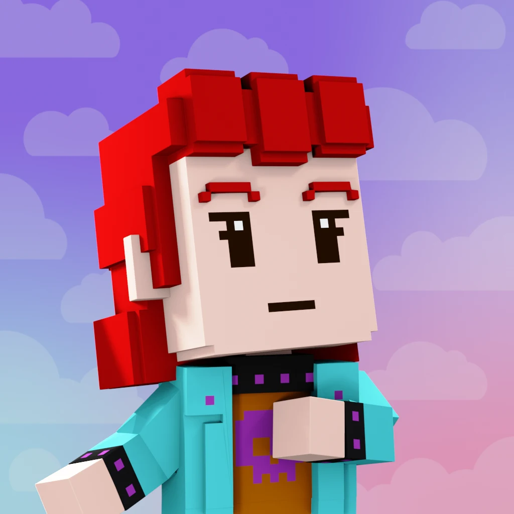 Pirate #2668 voxel render